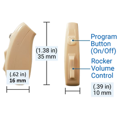 HearClear™ GO Rechargeable Digital Hearing Aid