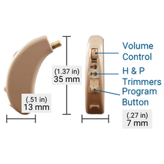 HCZ3 Digital Hearing Aid - Beige