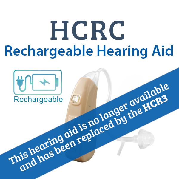 HCRC Rechargeable Digital Hearing Aid - Beige