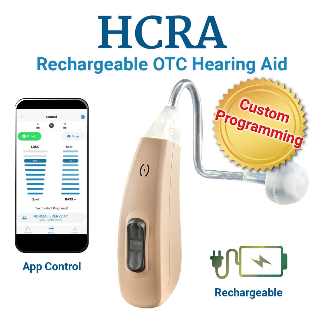 HearClear™ HCRA App-Controlled OTC Hearing Aid | Advanced