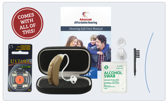 HCZ3 Digital Hearing Aid - What's in the box
