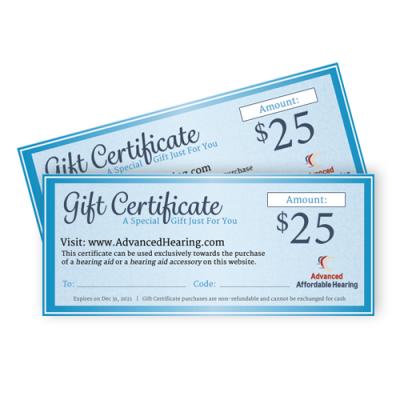Gift Certificate Product $25