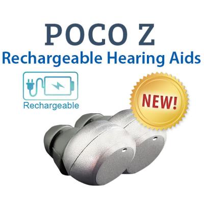 The new HearClear™ Poco Z™ hearing aids are great for following conversations in noisy environments.