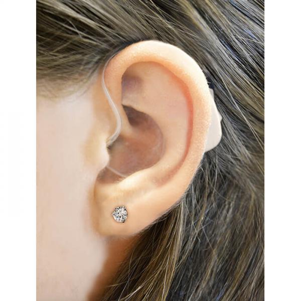 HearClear GO Rechargeable Digital Hearing Aid on ear