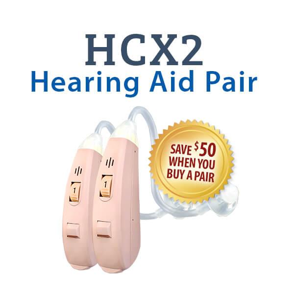 HCX2 Digital Hearing Aid Save $50 when you buy a pair