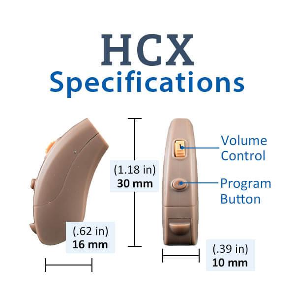 HCX Digital Hearing Aid Specifications 