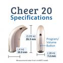 Sonic Cheer 20 Digital Hearing Aid Specs