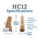 HC12 Digital Hearing Aid Specifications