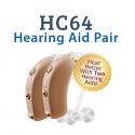 HC64 Digital Hearing Aid Pair