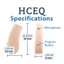 HCEQ Digital Hearing Aid specifications