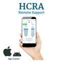 Remote support is included with the Rechargeable HearClear™ HCRA App-Controlled OTC Hearing Aid