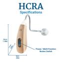 On the small side of the HearClear™ family, the HCRA is less an inch and a half tall. It less than half an inch in all other measurements!