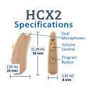 HCX2 Digital Hearing Aid Specifications 